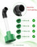 AC Drain Line Cleaner, HVAC Condensate Drain Cleaner with Clear Inspection Tube | Wet Dry Shop Vac Adapter for Air Conditioner Clogs, Universal AC Drain Cleaning Tool for Removing Sludge & Debris
