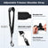 Ergonomic Trimmer Grip, String Trimmers Handle with Shoulder Strap Harness, Weed Eater Handle Extension with Bracket Clamp, Lawn Trimmer Handle Grip for Lawn Care, Landscaping, Yard Trimming Edging