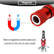 2pcs Adjustable Screw Depth Screwdriver Bit Holder Magnetic Steel Screwdriver Drywall Bit 1/4 Inch Hex Shank with S2 Phillips 2 Screw Driver Bits