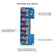 2pcs 24 Pin ATX Power Supply Breakout Adapter Module for Desktop