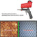 90psi Gravity Feed Sand Blaster Gun Kit - Hand Held Sand Blasting Spray Gun with 2 Nozzle Tips and Air Regulator Remove Paint, Rust, Stains, and Grime on Surfaces