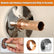 Compression Sleeve Puller Tool Remove Nut & Ferrule Of Pipe 03943, Sleeve Remover For 1/2” Compression Fittings Only, Corroded & Frozen Supply Stops, Plumbing Tools Compression Ring Removal Tool