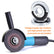 2pcs Angle Grinder Flange Nuts with 5/8-11 Inch Thread Quick Release Nut Metal Angle Grinder Nut for Replacement Parts Fixing Cutting Discs