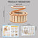 Creative DIY Wooden Car Ornament - Dancing in the Sun (Solar Power)