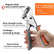 Grommet Tool Kit Eyelet Plier: Handheld Puncher Set with 500pcs 3/8 inch (10mm) Silver Grommets, Manual Eyelet Kits Press Machine for Banner