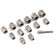 3/8” Drive Impact Bolt Nut Extractor Set, 13 Pcs Lug Nut Remover Kit 1/4”-3/4” Twist Socket Tool Set with a 1/4” Hex Drive to 3/8” Socket Adapter