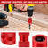 2Pcs Drill Depth Stop, Adjustable Drill Bit Stop Collar Set, Aluminum Alloy Drill Stop, Precise Drills Size Range 5/64inch-3/16inch 15/64inch-7/16inch for Furniture Tile Metal Wood