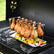 Chicken Leg Rack for Grill with Drip Tray - Easy to Use 12 Slots Chicken Wing Rack - Premium Stainless Steel Chicken Drumstick Rack for Smoker - Chicken Drumstick Holder for Grill Accessories