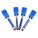4Pcs Flush Trim Router Bit Set, Double Bearings Top Straight Router Woodworking Tools for Professional Woodworking Milling