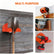 Wall-Mounted Tool Rack for String Trimmers and Hedge Trimmers, Metal Storage Bracket for Garage and Shed Organization (1 PC)