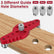 5PC Self Centering Dowel Jig Kit With Scriber Straight Holes Wood Panel Hole Puncher Locator Professional Woodworking Joints Tool Drilling Doweling Guide Tools