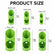 6PCS Pipe Insulation Cutting Guide, Foam Pipe Cutter, 6 Sizes,Green | 6 sizes fit 15.5–54mm foam pipe insulation, helping make cleaner, more consistent cuts for HVAC, plumbing & DIY projects.