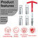 5-Piece Spark Plug Socket Set — T-Handle and 14mm/16mm/18mm/21mm Heavy-Duty Spark Plug Removal & Installation Tool Kit