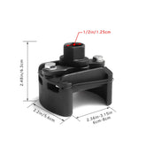 2.36-3.15 Inch Adjustable Oil Filter Wrench with 2 Jaws