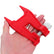 Portable Chainsaw Bar Support Guide Tool, Iron, Red, Secure Fixation Universal Chain Sharpener Guide, Stable Setup, Portable Convenience, Versatile Use