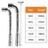 5Pcs Metric L Shaped Angled Hex Socket Wrench, 5 Sizes