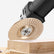 3pcs Gold Woodworking Grinding Disc Set with Flat, Beveled, and Curved Surfaces Alloy Steel Polishing Wheels for Wood Carving and Shaping with Abrasive Buffing Pads