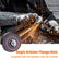 2pcs Angle Grinder Flange Nuts with 5/8-11 Inch Thread Quick Release Nut Metal Angle Grinder Nut for Replacement Parts Fixing Cutting Discs