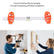Picture Hanging Tool with Built in Level, Precision Marking,Alignment Ruler for Photo Frames, Wall Decor, Mirrors, ABS Wall Friendly DIY Hanger
