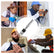 Steel drill bit adapter