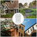 10-piece set of downpipe protective covers