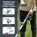Ergonomic Trimmer Grip, String Trimmers Handle with Shoulder Strap Harness, Weed Eater Handle Extension with Bracket Clamp, Lawn Trimmer Handle Grip for Lawn Care, Landscaping, Yard Trimming Edging