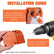 Drill bit sharpener, suitable for all drill bits (5/64 inch - 5/8 inch).