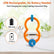 ALL FOR PAWS Interactive Cat Toy for Indoor Cats, Automatic Door Hanging Toy with Moving Feather, USB Rechargeable Cat Toys for Bored Adult Cats & Kittens