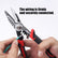 Pointed Head Wire Stripping Pliers Manual Hand Tool for Installation Work, Secure Grip Handles and Cutting Focused Use for Home Tasks Wire Stripper Pliers Hand Stripping Electrical Repair Maintenance