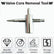 2 PCS 4-Way Tire Valve Stem Removal Tool, 4-in-1 Valve Core Removal Tool, Multifunctional Tire Valve Tool, Valve Stem Core Puller for Car Motorcycle Bicycle Tire Repair Replace