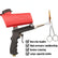 90psi Gravity Feed Sand Blaster Gun Kit - Hand Held Sand Blasting Spray Gun with 2 Nozzle Tips and Air Regulator Remove Paint, Rust, Stains, and Grime on Surfaces