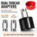 Hole Saw Arbor, 3/8 Quick Release Shank, 5/8-18 UNF and M16 | Dual adapters fit 1-3/8 to 7-7/8 in bi-metal hole saws, with quick release, slug ejection and attached pilot bit