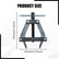 Chain Connecting Puller Holder Tool for Chain Size #40#60#80#100, Motorcycle Chain Tensioner Tool, Compact Metal Hand Tool for Bicycle Maintenance