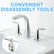 104421 Cartridge Removal Tool, Cartridge Puller Compatible With Moen 1222,1225,& 1200 Single Handle Cartridges， Moen Shower Cartridge Replacement，Faucet Cartridge Replacement Core Puller