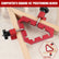 Corner Clamps for Woodworking, 90 Degree Clamp & Right Angle Clamps Set - Aluminum Alloy 45/90° Miter & Picture Frame Clamp with Laser Ruler for Box Assembly, Cabinets, Furniture