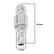1/4-inch quick-connect hose nozzle
