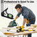 12" Metric Combination Square Ruler for Electricians and Carpenters 45-90 Degree Marking Bubble Level Square Tool Woodworking Combo Square (300mm)
