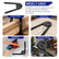 Aluminum Miter Saw Protractor, Professional Angle Measuring Tool, Rust Proof Angle Finder with 360°Rotation for Woodworkers, Builders, Plumbers, Home DIY