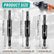 2026 Upgraded Self Centering Drill Bit Set VIX Bits, 3/32" 7/64" 1/8" Center Hinge Drill Bit for 1/4In Hex Shank Drills, Installing Hinge & Drilling Pilot Hole, Ultra-Hard Steel, High-Precision