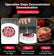 Manual Burger Patty Press,Stainless Steel Burger Press,Burger Patty Maker Round Patty Mold Non-Stick Patty Maker,Uniform Round Patties for Grilling, Meal Prep & Home Cooking