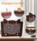 Shaped Wooden Money Saving Challenge Box, $1000 Cash Savings Box for Children or Adults，Coin Bank for Boys and Girls（with Erasable Pen）