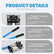 Battery Cable Lug Wire Crimper Tool for AWG 10,8,6,4,2,1/0 Gauge Copper Wire Lugs/Battery Cable Ends/Ring Terminal Connectors,Heavy Duty Electrical Crimping Tool
