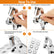 Grommet Tool Kit Eyelet Plier: Handheld Puncher Set with 500pcs 3/8 inch (10mm) Silver Grommets, Manual Eyelet Kits Press Machine for Banner
