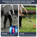 Ergonomic Trimmer Grip, String Trimmers Handle with Shoulder Strap Harness, Weed Eater Handle Extension with Bracket Clamp, Lawn Trimmer Handle Grip for Lawn Care, Landscaping, Yard Trimming Edging