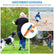 ALL FOR PAWS 25“ Dog Ball Thrower, Upgraded Foldable Tennis Ball Fetch Thrower for Dogs, Dog Ball Launcher Toy for Medium & Large Dog, Soft and Comfortable Tennis Fetch Handle, 2.5 Inch Ball Included