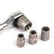 3/8” Drive Impact Bolt Nut Extractor Set, 13 Pcs Lug Nut Remover Kit 1/4”-3/4” Twist Socket Tool Set with a 1/4” Hex Drive to 3/8” Socket Adapter