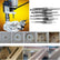 4pcs Square Hole Drill Bits for Wood, Woodworking Hole Saw Mortising Chisel Drill Bits (Size: 1/4 inch, 5/16 inch, 3/8 inch, 1/2 inch)