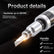 7Pcs Impact Driver Kit, 163mm Drive Manual Reversible Impact Driver, Flathead 35mm,70mm, and Phillips 35mm,70mm Bits