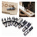 8Pcs Wood Plug Cutter Drill Bit Set, High Carbon Steel Titanium Coated Woodworking Chamfer Drill Bits Straight and Tapered Taper 6mm/ 10mm/ 13mm/ 16mm Woodworking Tool Set