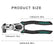 Wire Stripper, Multitool Fence Pliers 9inch Fence Tool Fencing Pliers With Hammer Fence Cutter Nails Puller Pliers Wire Cutting Pliers